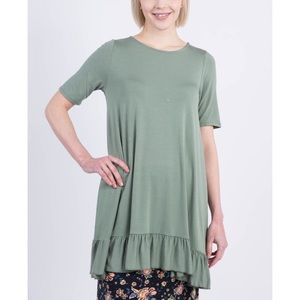 Agnes & Dora Chiffon Ruffle Tunic-**LAST CALL!!**
